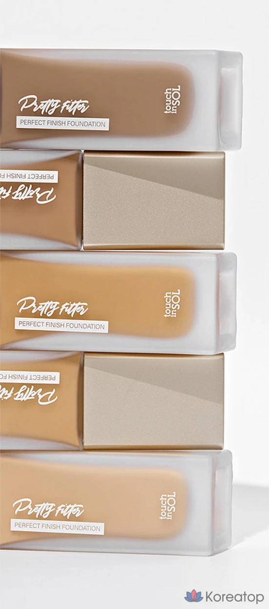 Тональный крем TouchinSol Pretty Filter Perfect Finish Foundation, 35 г, 1 шт., № 4 10, фото 6