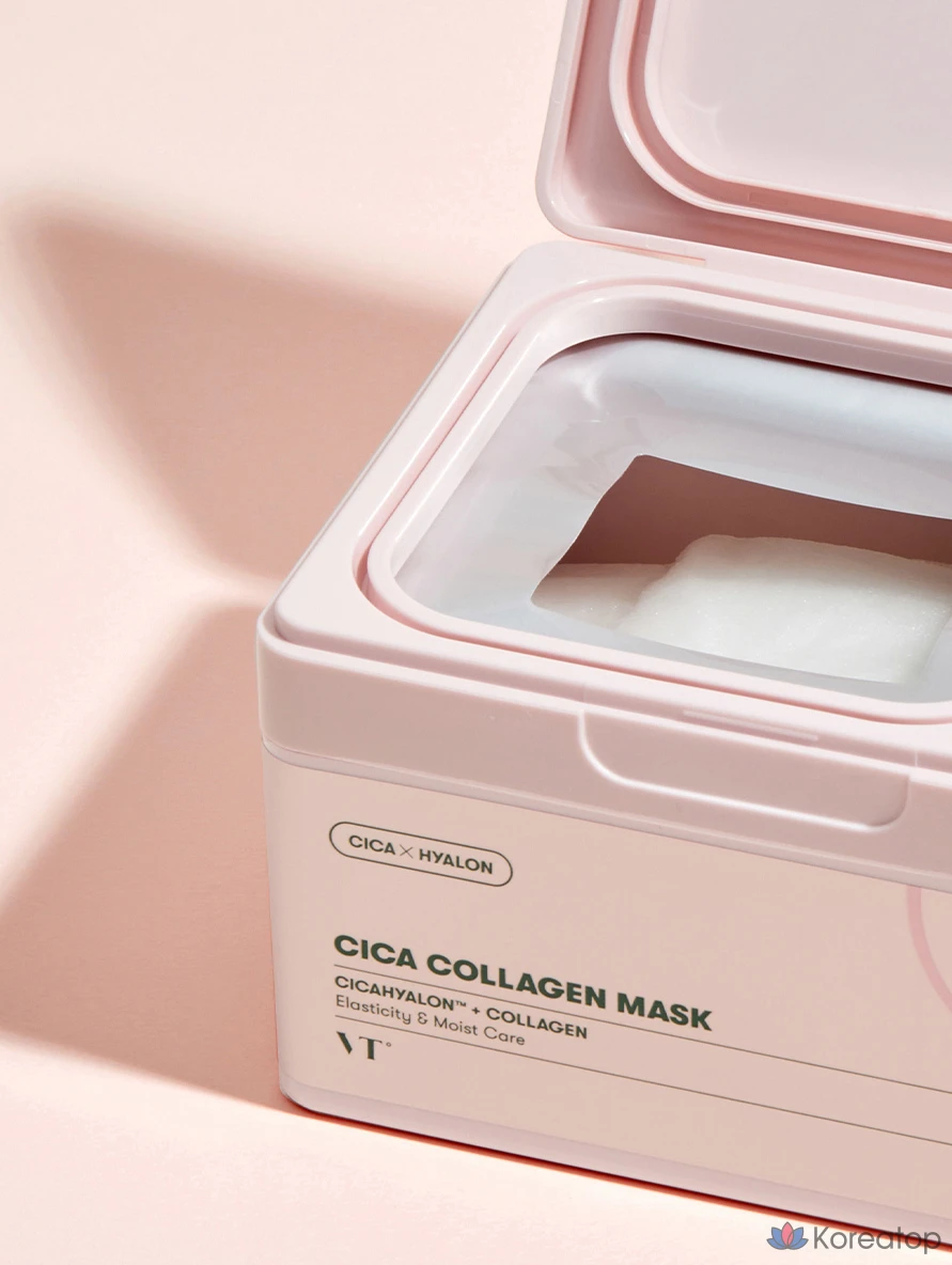 VT Cosmetics Cica Collagen Mask, 30 штук, 4 упаковки, фото 4