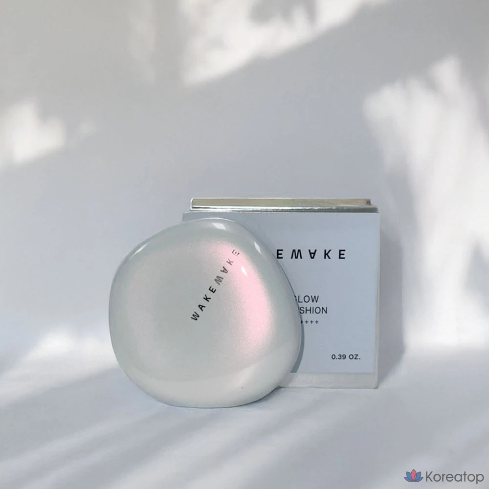 Тональный крем-кушон WAKEMAKE Water Glow Coating Cushion 11 г (SPF50+), № 19, фарфоровый, 1 шт., фото 3