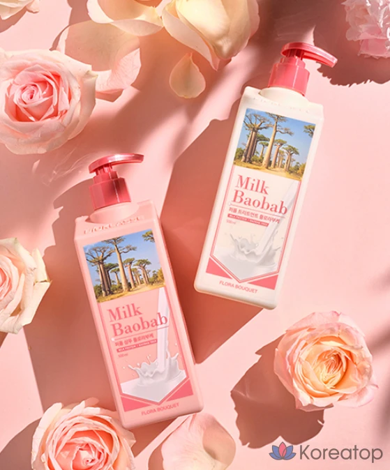 Парфюмированный шампунь Milk Baobab с ароматом Flora Bouquet, 500 мл, 1 шт.