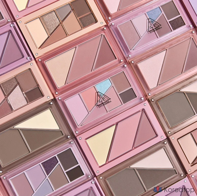 Палетка теней для век 3CE Layer It All, 1 шт., оттенок Pink Haze, фото 4