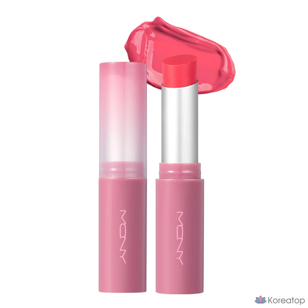 Помада Mqny New York Glow Melting Lipstick, оттенок 04 Tutu Pink, 3,5 г, 1 шт.