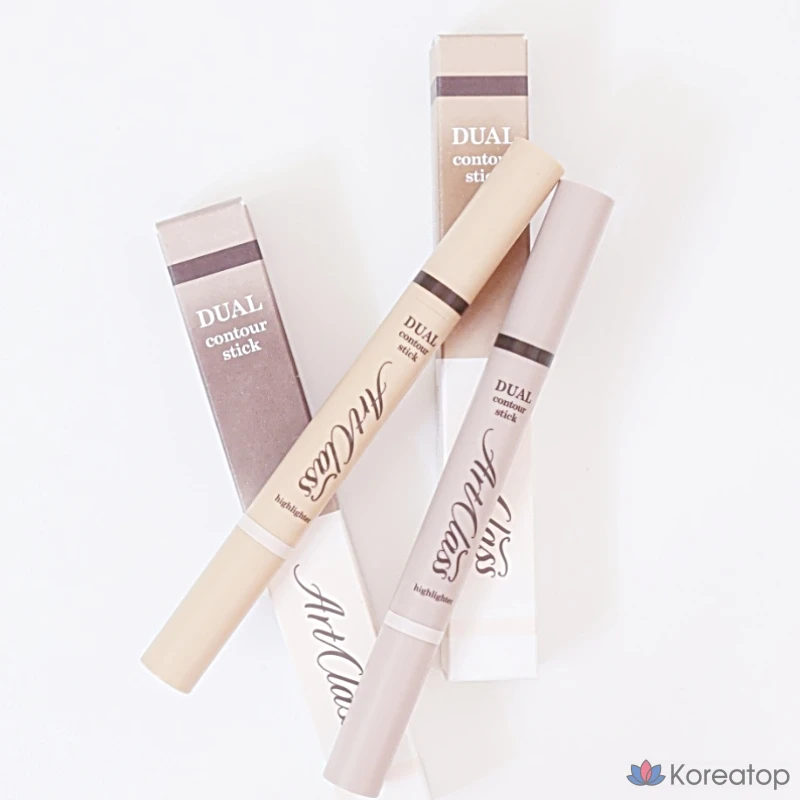 Too Cool For School Art Class By Rodin Dual Contour Stick 1.1g Невинный макияж Повседневный макияж Летний холодный тон Осенний теплый тон Кисть для контурирования и растушевки Современный многофункциональный стик для растушевки и нанесения теней, № 2 Cool Tour, 1 шт., фото 3