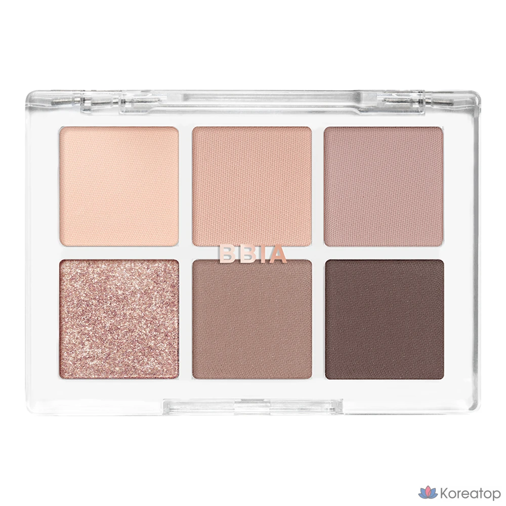 Палетка теней для век BBIA Ready to Wear Eye Palette, оттенок 07 Warm Beige, 1 шт.