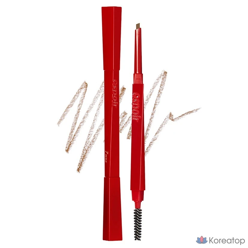 Карандаш для бровей Espoir The Brow Balance Pencil, 0,1 г, № 7, бежевый, 1 шт.
