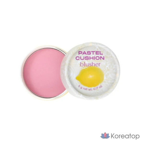 Румяна-кушон The Face Shop пастельных оттенков, 5 г, цвет 007 «кислотная лаванда», 1 шт.