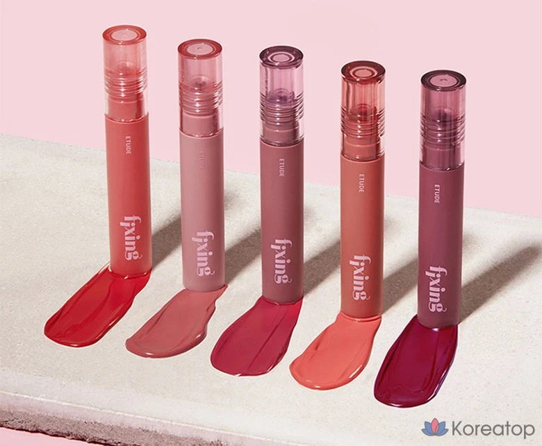 Фиксирующая краска для ногтей Etude House, № 2, винтажный красный, 1 шт., фото 2