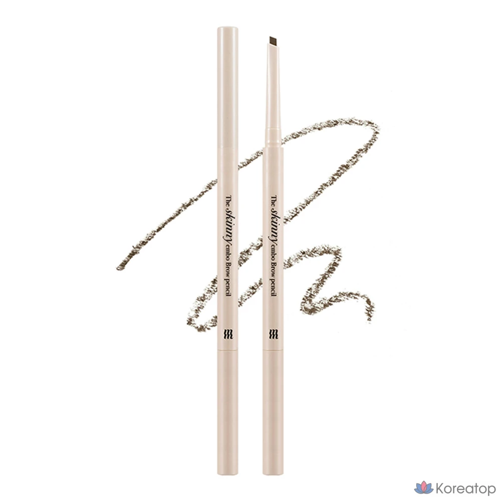 Карандаш для бровей MERZY the Skinny Embo, 0,07 г, SB3 пепельно-коричневый, 1 шт.