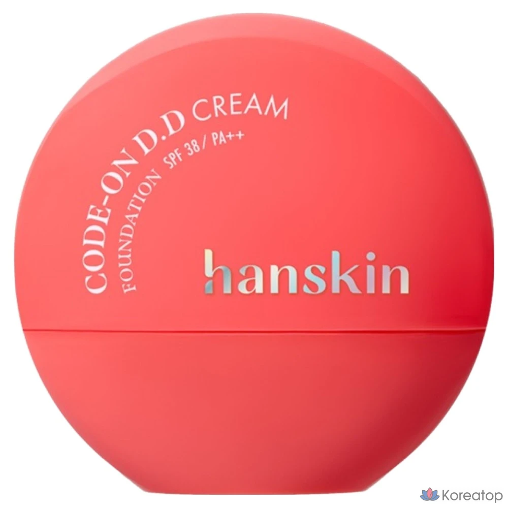 Тональный крем HANSKIN Code On DD Cream Foundation, 35 мл, 1 шт., оттенок 32NW Deep Beige