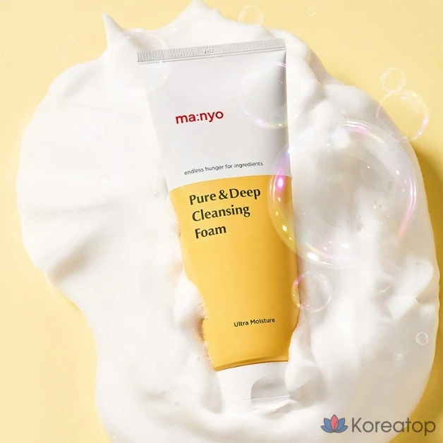 Manyo Factory Pure Cleansing Oil & Cleansing Foam Duo Set (2 вида, 4 набора), фото 5