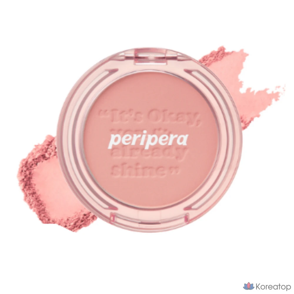 Румяна Peripera Clear Sunshine Cheek 4,2 г, оттенок 01 Calm Pink It's Dangerous Outside, 1 шт.