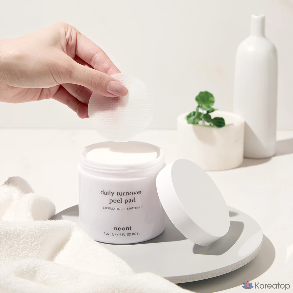 Nuni AHA Daily Pore Clearing Pad 145 мл, 80 листов, 1 упаковка