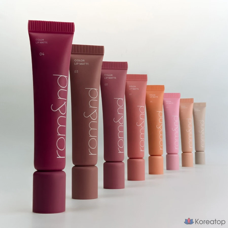 Матовая помада ROM&ND Color, 1 шт., цвет 07 Teddy Beige, фото 7
