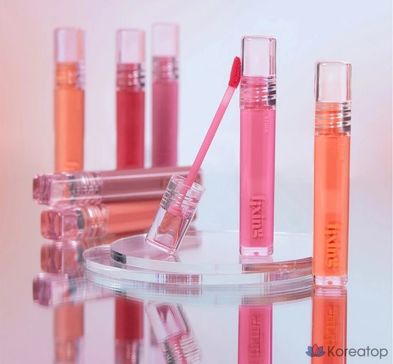 Тинт для губ Etude House Glow Fixing Tint, оттенок 04 Chilling Red, 1 шт., фото 7