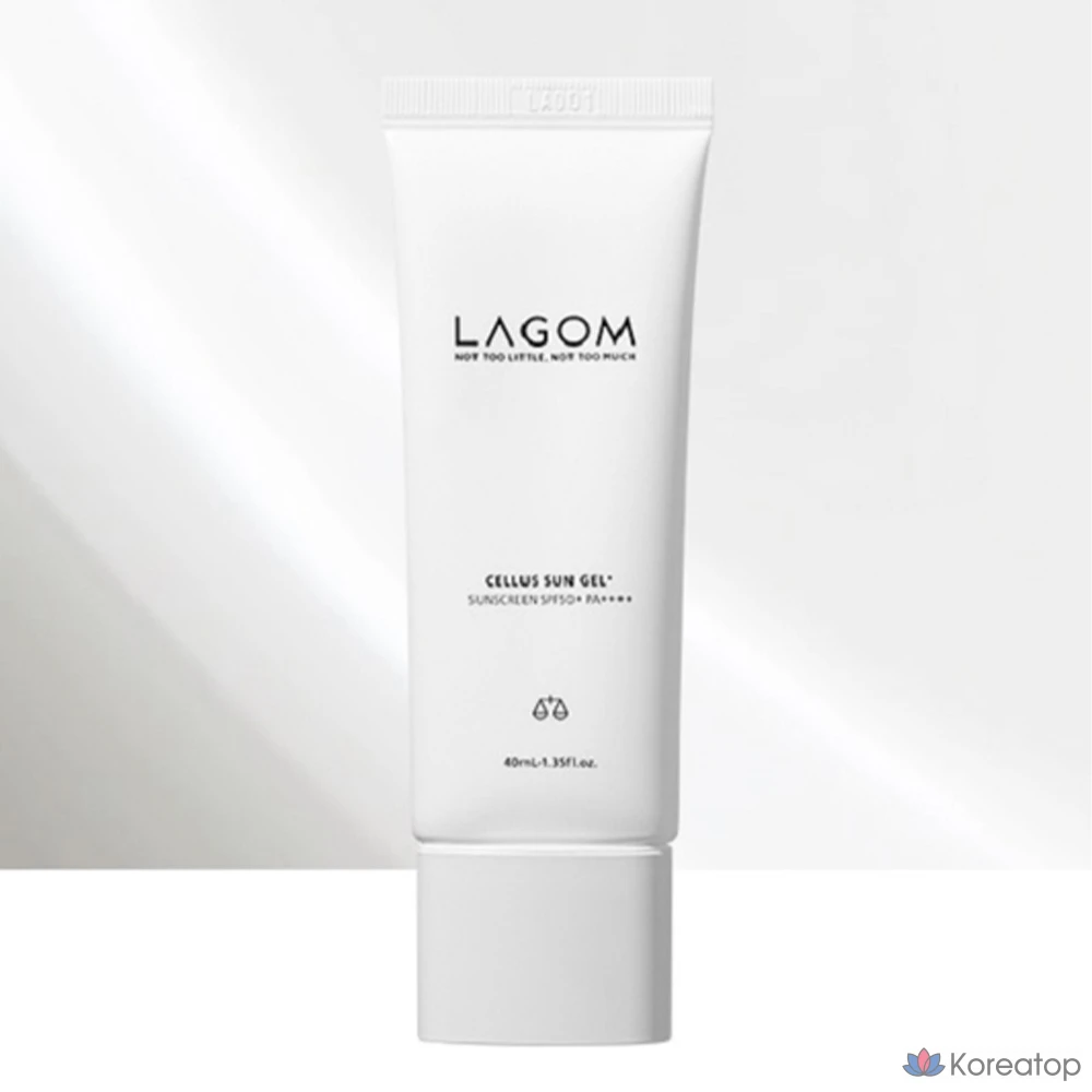 Lagom Cellus Sun Gel Plus SPF50+ PA++++, 40 мл, 1 шт.