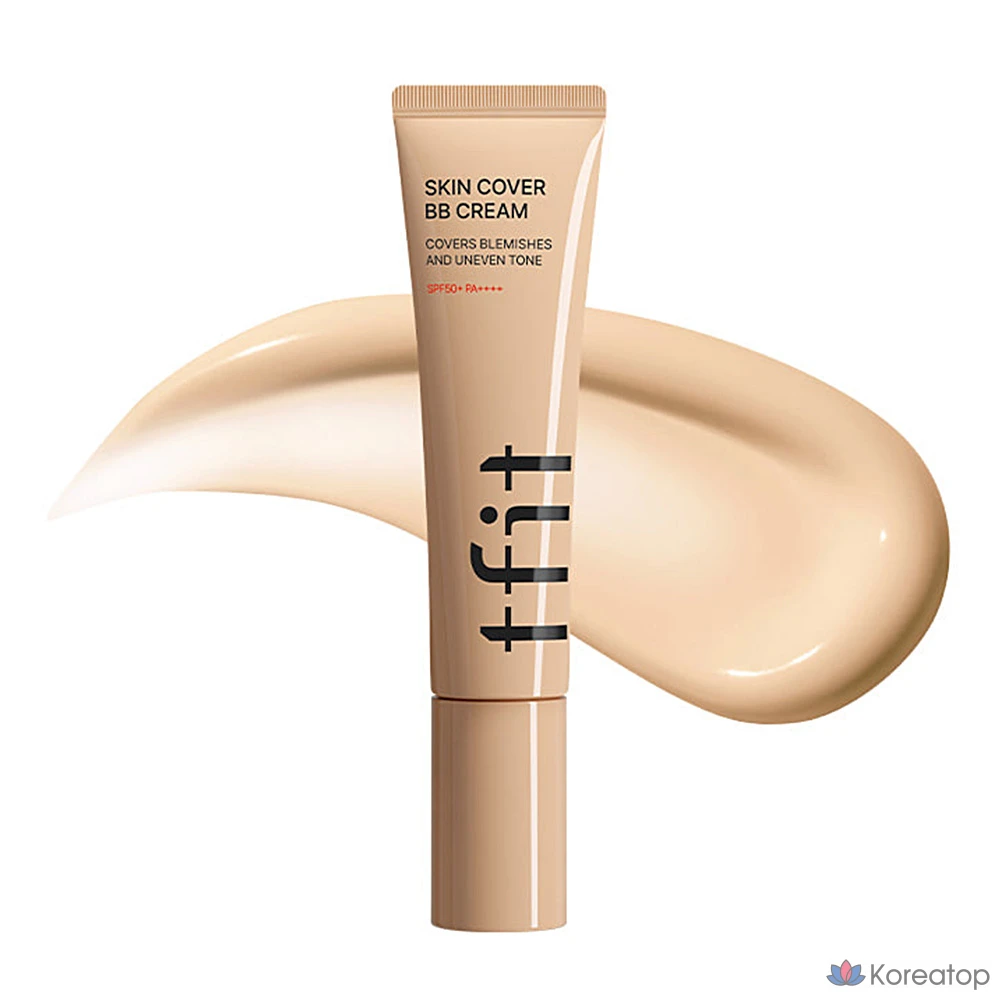 BB-крем Tipit Skin Cover (SPF50+PA++++), BN01 Light, 30 г, 1 шт.