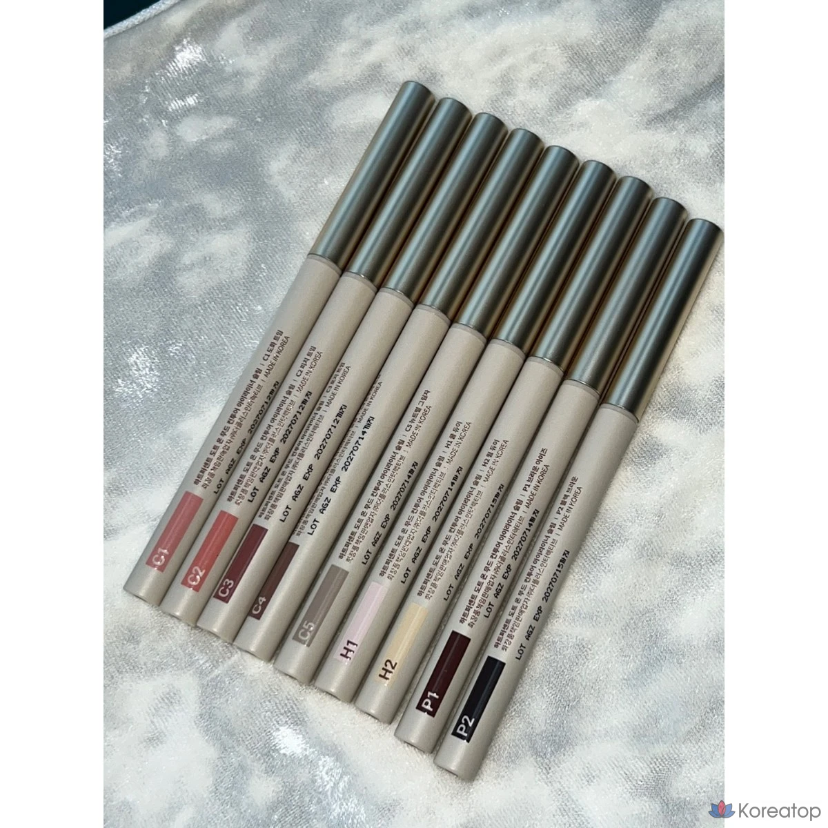 Тонкая подводка для глаз Heart Percent Dot On Mood Contour Slim Eyeliner, 1 шт., P2, черный/коричневый