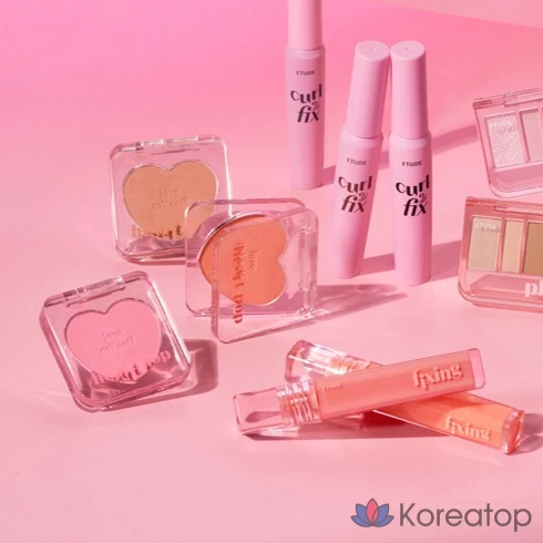Набор туши для ресниц Etude House Curl Fix 8 г + щипцы для завивки ресниц, серо-коричневый, 1 шт., фото 5