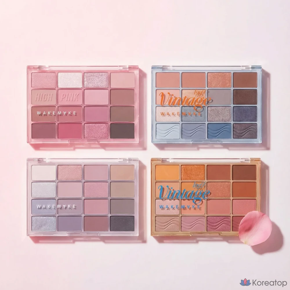Палетка теней для век WAKEMAKE Soft Blurring Eye Palette, оттенок 09 High Pink Blurring, 1 шт.