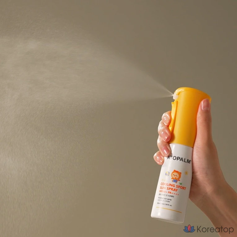 Охлаждающий спортивный солнцезащитный спрей Atopalm для детей SPF50+ PA++++, 100 мл, 1 шт.