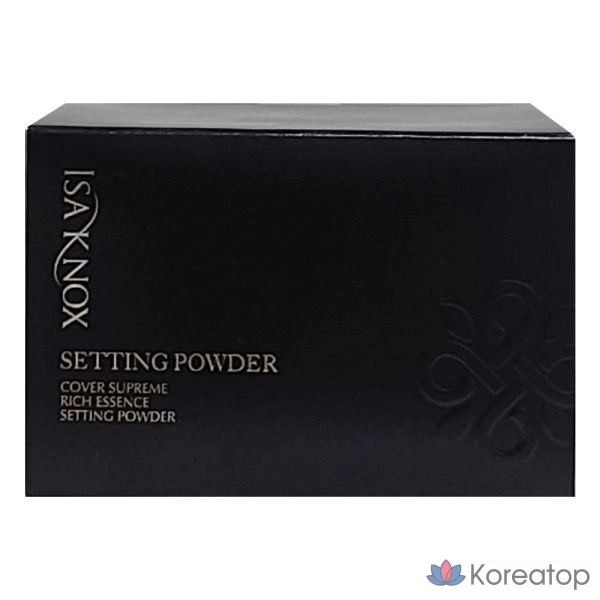 Пудра для фиксации макияжа Cover Supreme Rich Essence Setting Powder 30 г, Isa Knox, № 21, 1 шт.