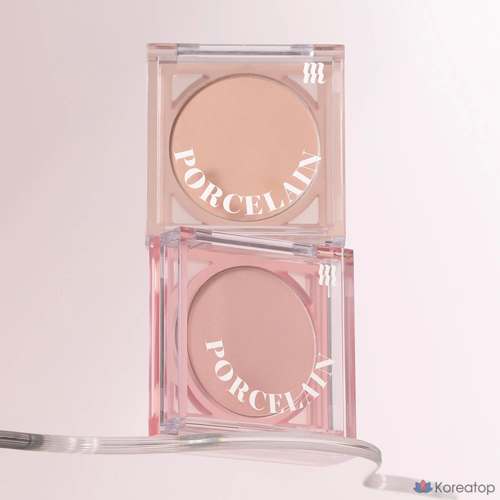 Румяна MERZY Porcelain Cheek Blusher 4,2 г, оттенок Bloom Pink, 1 шт.