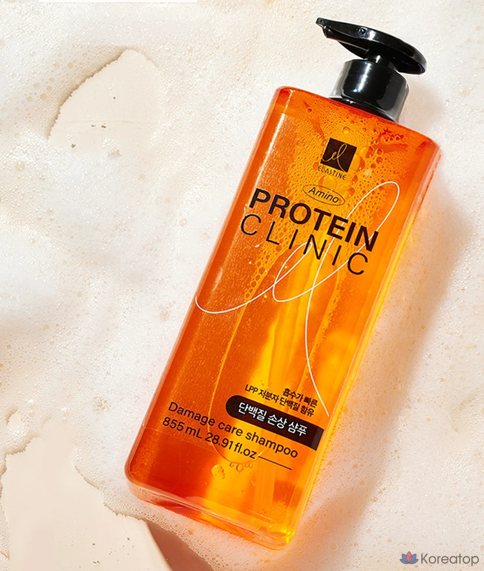 Шампунь Elastine Amino Protein Clinic Protein Damage Care, 855 мл, 1 шт., фото 2