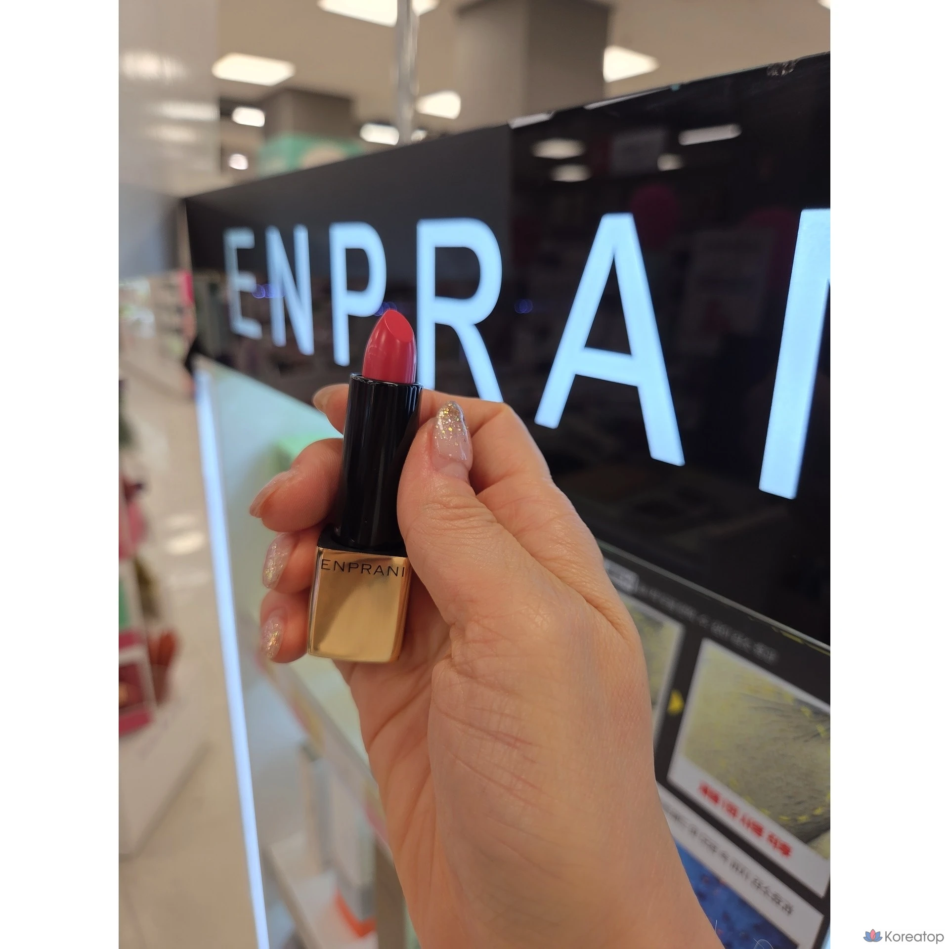 Помада Enprani Le Premium Lipstick OR02 Dry Sunset, крем для рук с витаминами, 1 шт., 3,4 г, фото 3