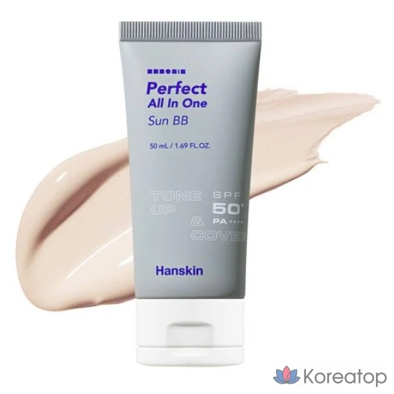 BB-крем HANSKIN Perfect All-in-One Sun, тонирующий, 50 мл, 1 шт.