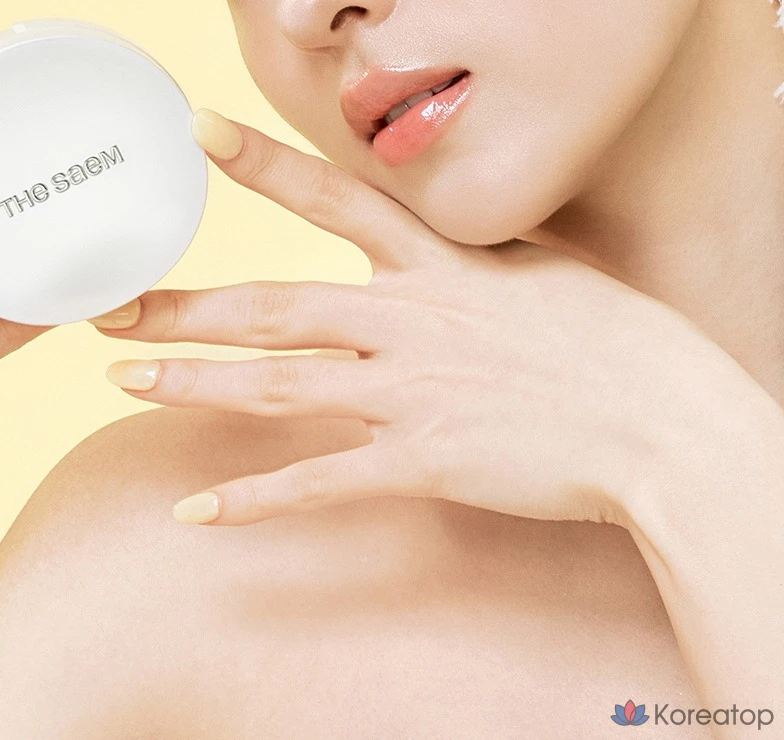 Набор The Saem Skin Perfection Glutathione Toning Cushion 12g + сменный блок 12g, 19N Clear Beige, 1 шт.