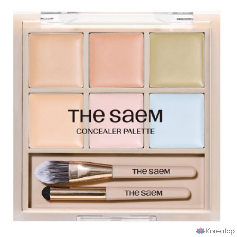 Палетка консилеров The Saem Cover Perfection, 12 г, 1 шт., 02 Cover & Light