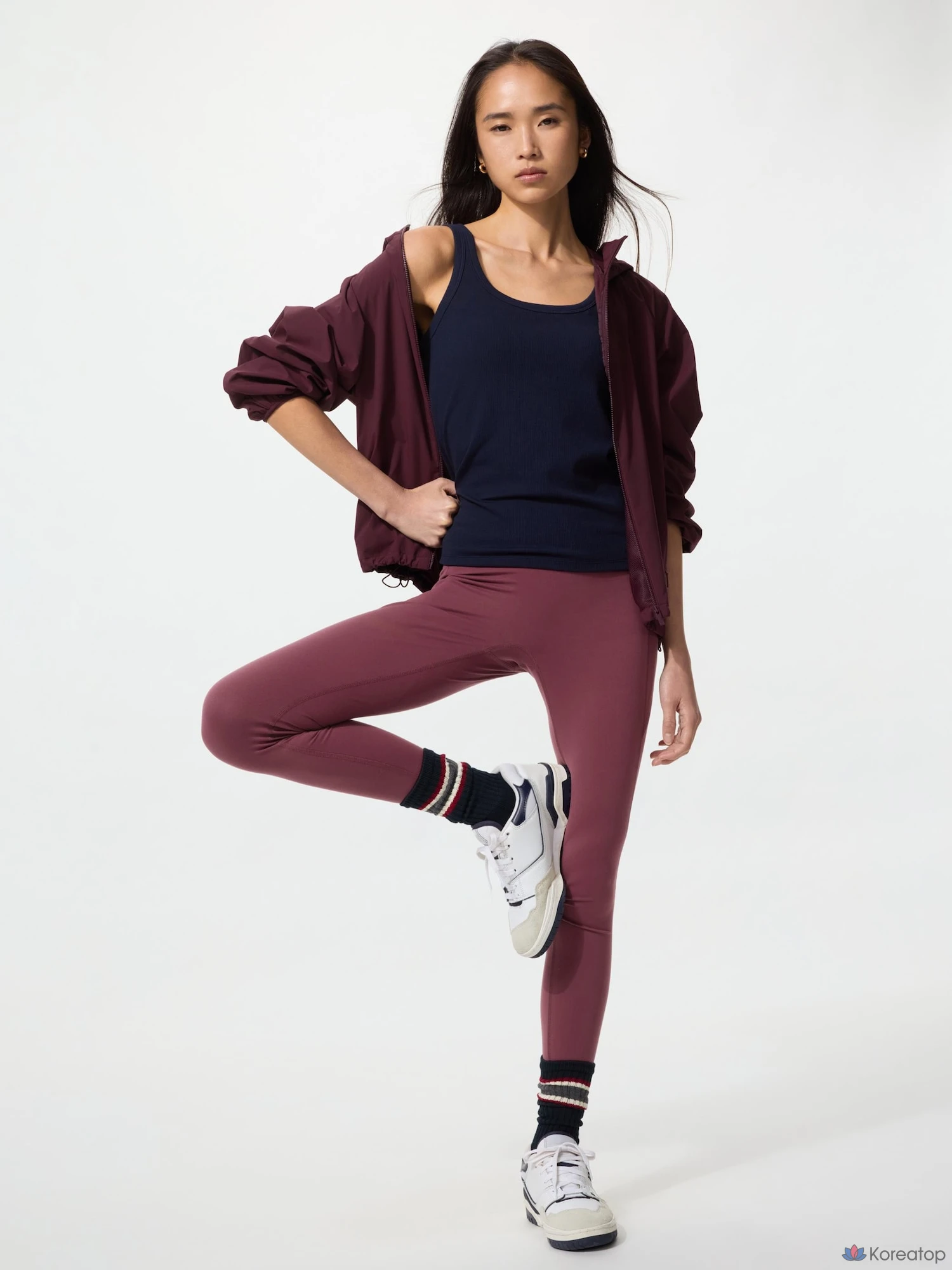Леггинсы Uniqlo Ultra Stretch Active Leggings, длина 64-67 см, длинные
