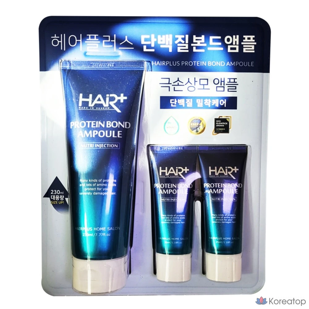 Hair Plus Protein Bond Ampoule 300 мл: питательная эссенция для сильно поврежденных волос