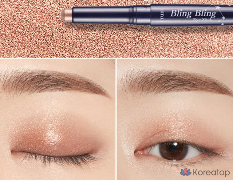 Тени-карандаш для век Etude House Bling Bling Eye Stick Shadow, № 18, оттенок Sky End Moon Star, 1 шт., фото 2