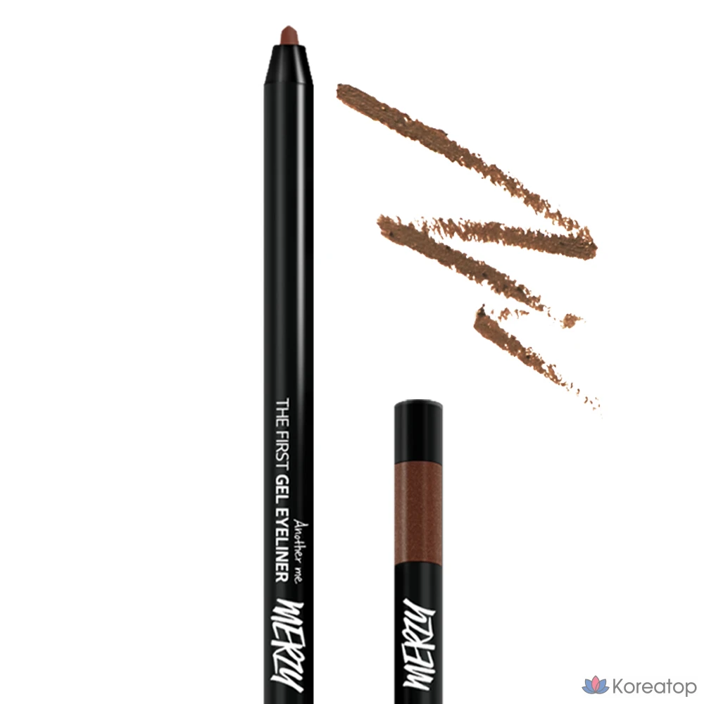 Гелевая подводка для глаз MERZY the First No-Fall, 0,5 г, оттенок G12 Sienna Brown, 1 шт.