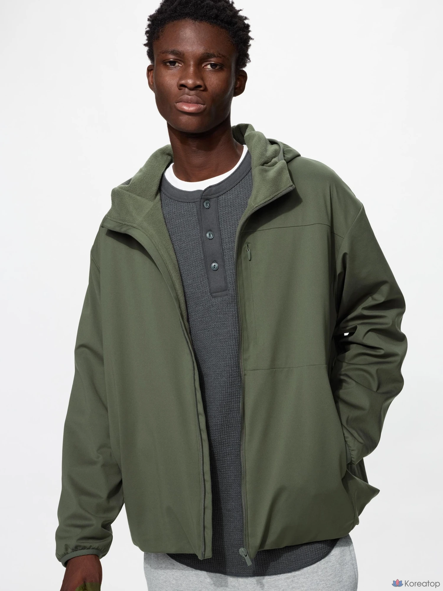 Парка Uniqlo Windblock Fleece Full-Zip