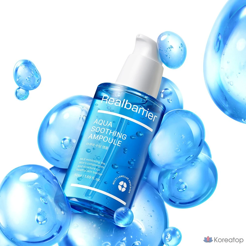 Real Barrier Aqua Soothing Ampoule, 50 мл, 1 шт.
