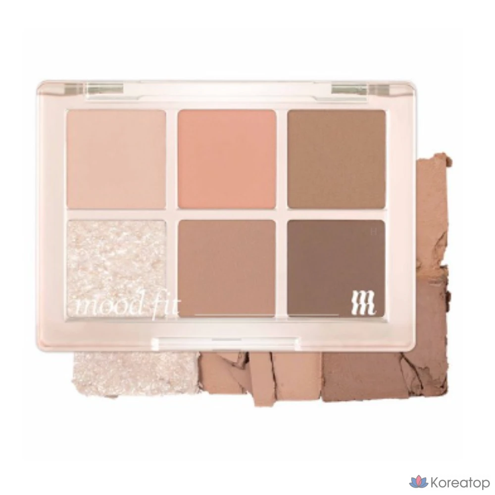 Палетка теней MERZY New Mood Fit, 5,4 г, NM1, 1 шт.