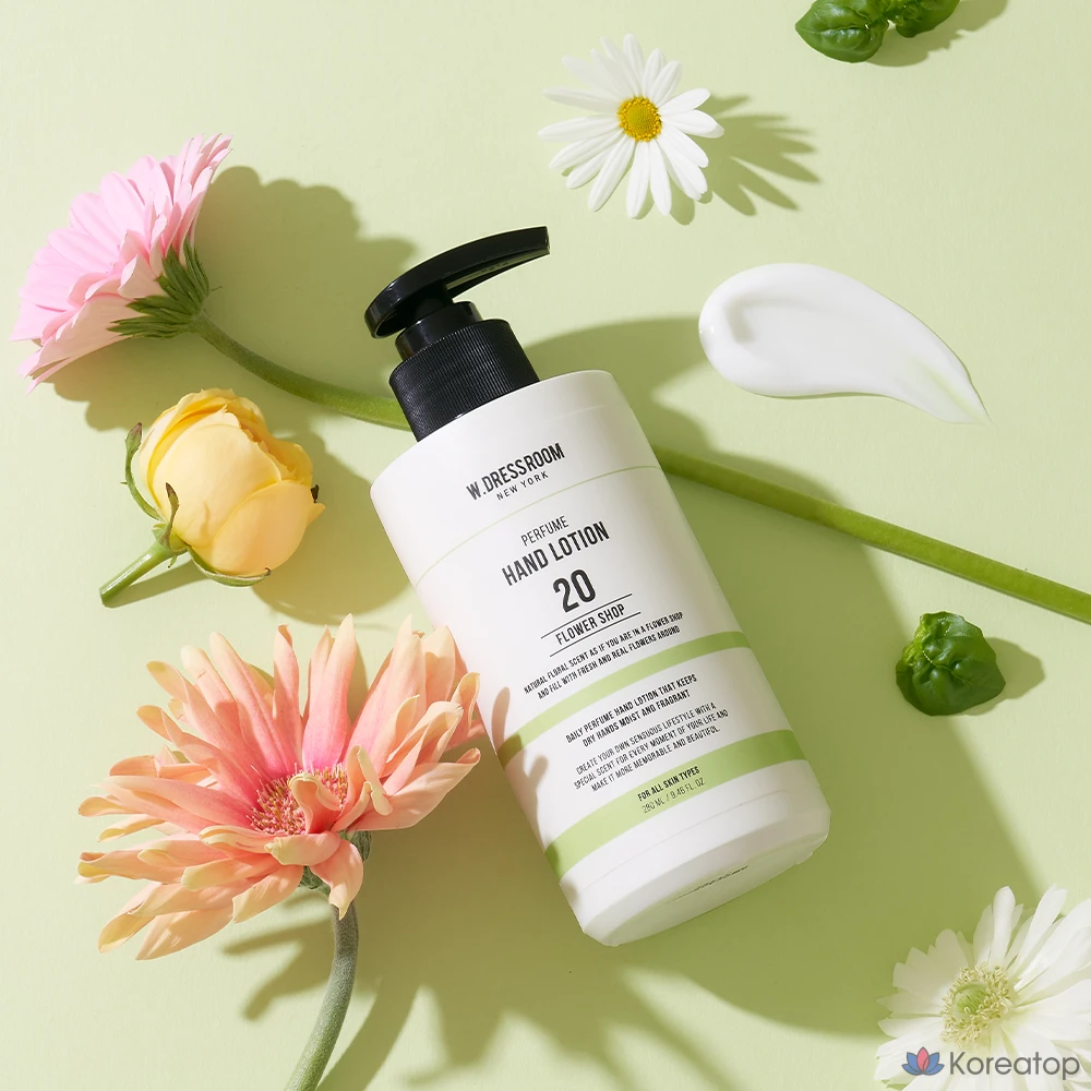 Парфюмерный лосьон для рук W.Dressroom, 20 мл, цветочный аромат, 1 шт., 280 мл.