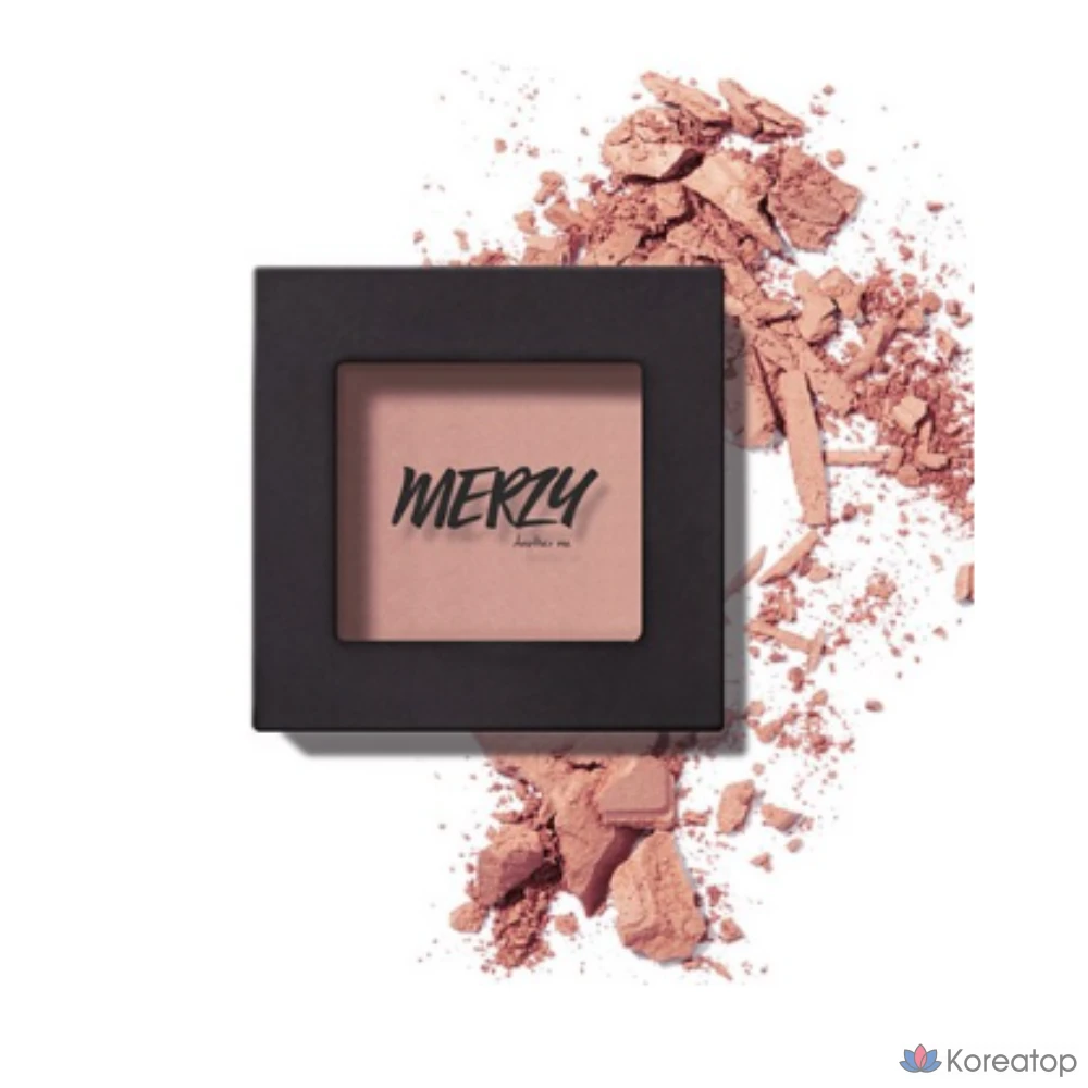 Тени для век MERZY the First, оттенок E2 Hepburn Rose (розово-коричневый), 1 шт.