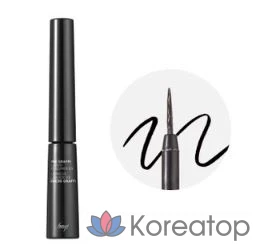 Жидкая подводка для глаз The Face Shop FMGT Inkgraphy Liquid Liner EX 5.5g, 01 Deep Black, 1 шт.