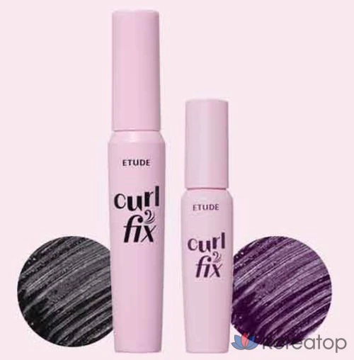 Тушь для ресниц Etude House Curl Fix Mascara Mini, 4 г, 1 шт., цвет 03 (серо-коричневый).