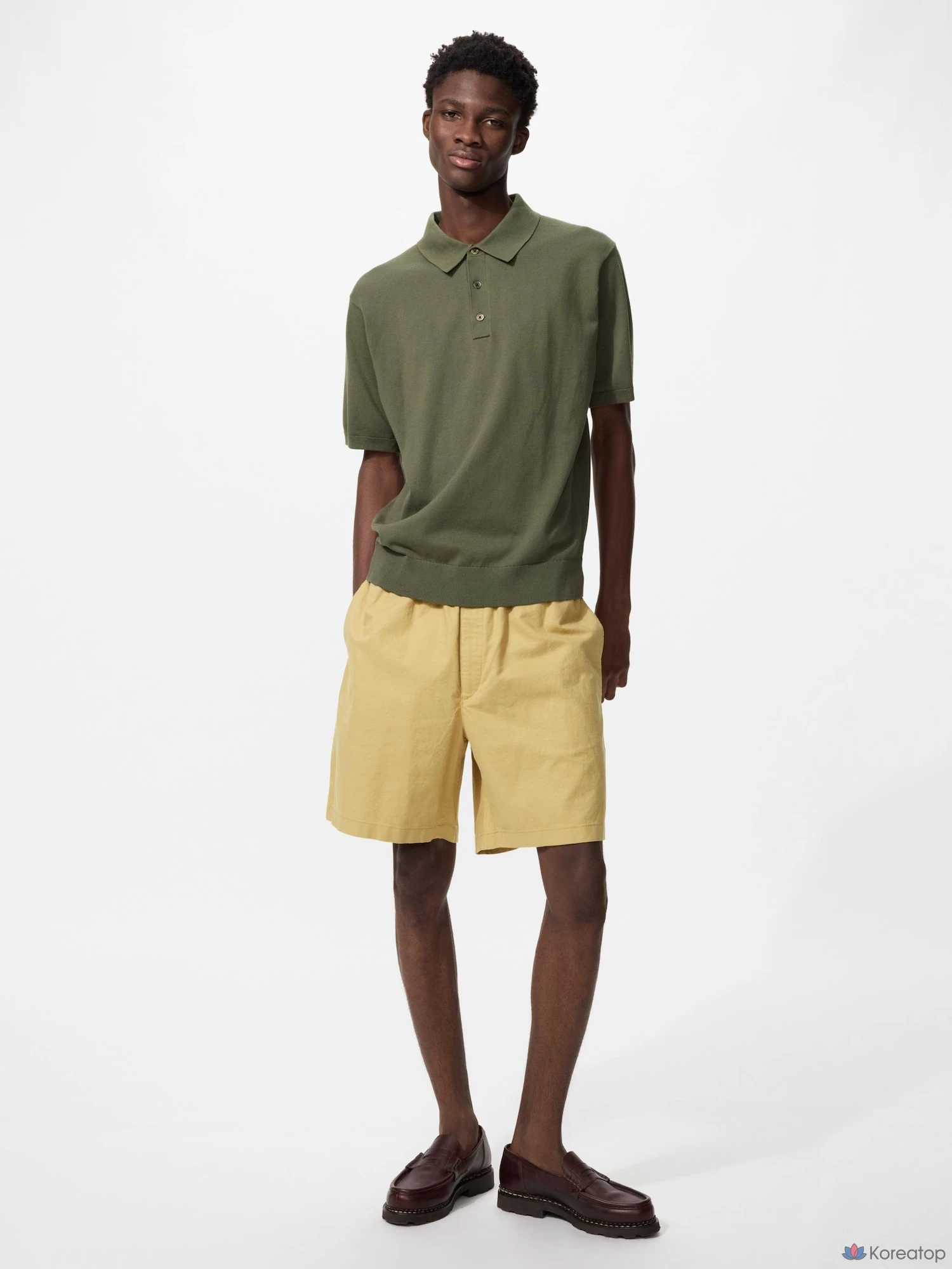 Шорты Uniqlo Linen Blend Easy Short Pants