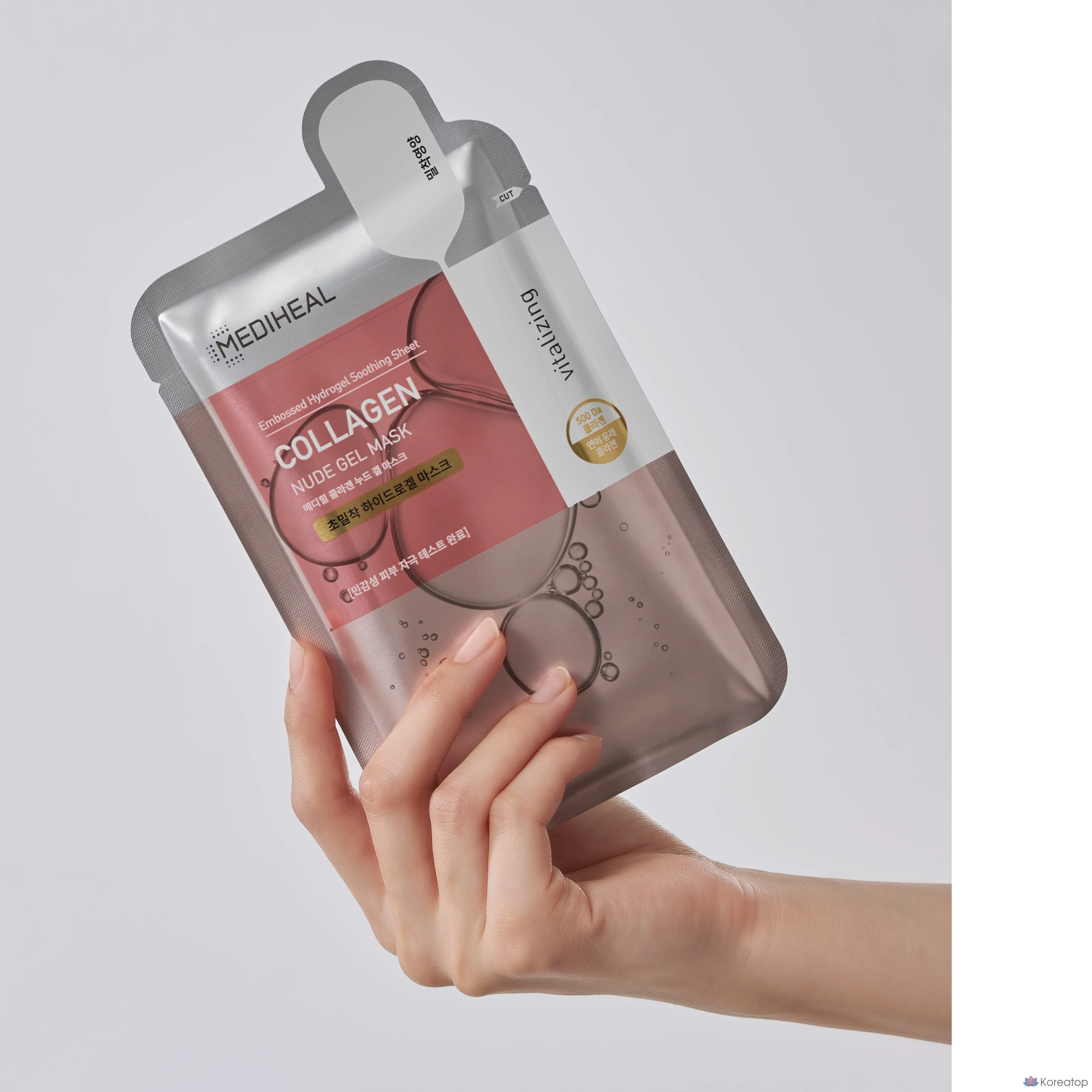 Тканевая маска для лица MEDIHEAL Collagen Nude Gel Mask, 50 шт., фото 5