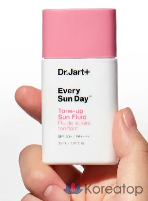 Солнцезащитный флюид Dr. Jart Every Sun Day Tone-Up SPF50+ PA++++, 30 мл, 1 шт.
