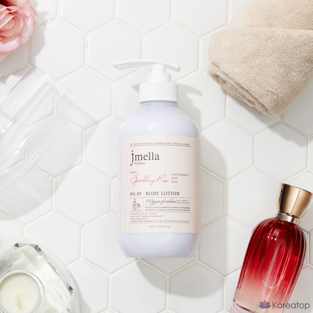 Лосьон для тела Jmella «Игристая роза», 500 мл, 1 шт.