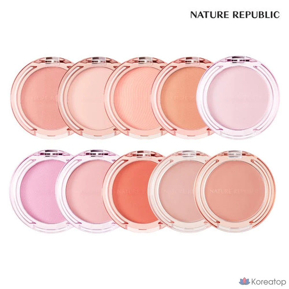 Румяна Nature Republic Flower Blusher, розовые, 1 шт.