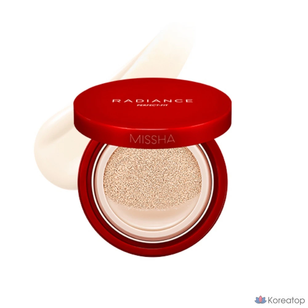 Тональный крем Missha Radiance Perfect Fit Cushion, 15 г, цвет слоновой кости, 1 шт.