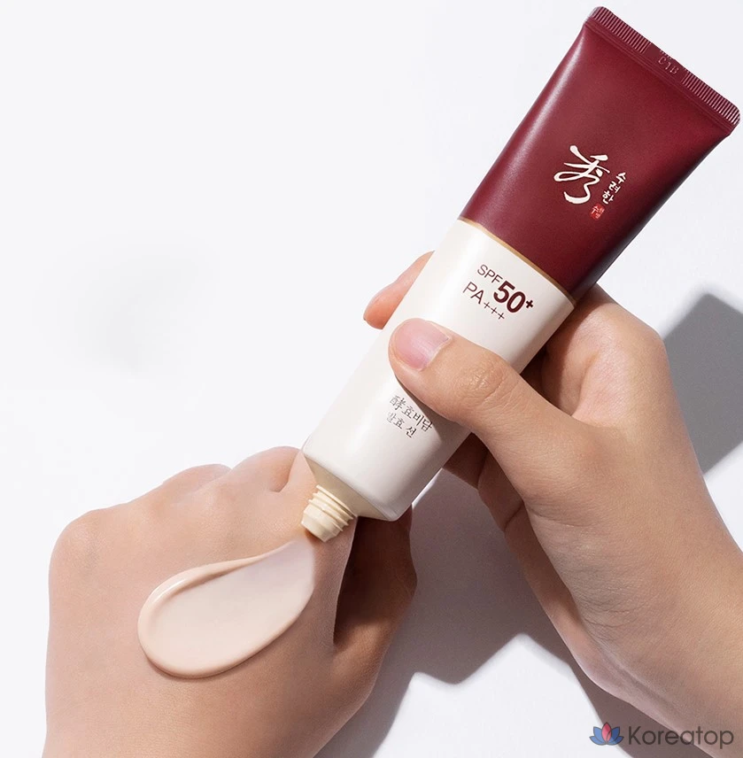 Sooryehan Hyobidam Ферментированный солнцезащитный крем SPF50+ PA+++, 60 мл, 1 шт., фото 2