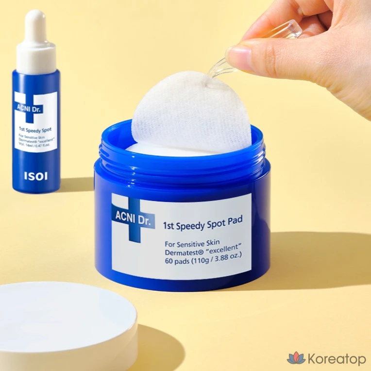 Пэды для проблемной кожи Isoi Acni Doctor 1st Speedy Spot Pad, 60 шт.
